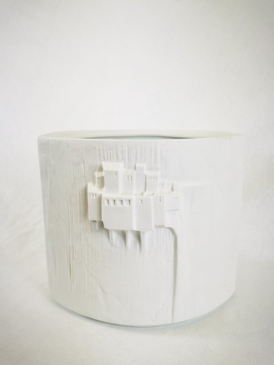 vase/cache pot porcelaine de  Limoges J Buchholtz-photo-2