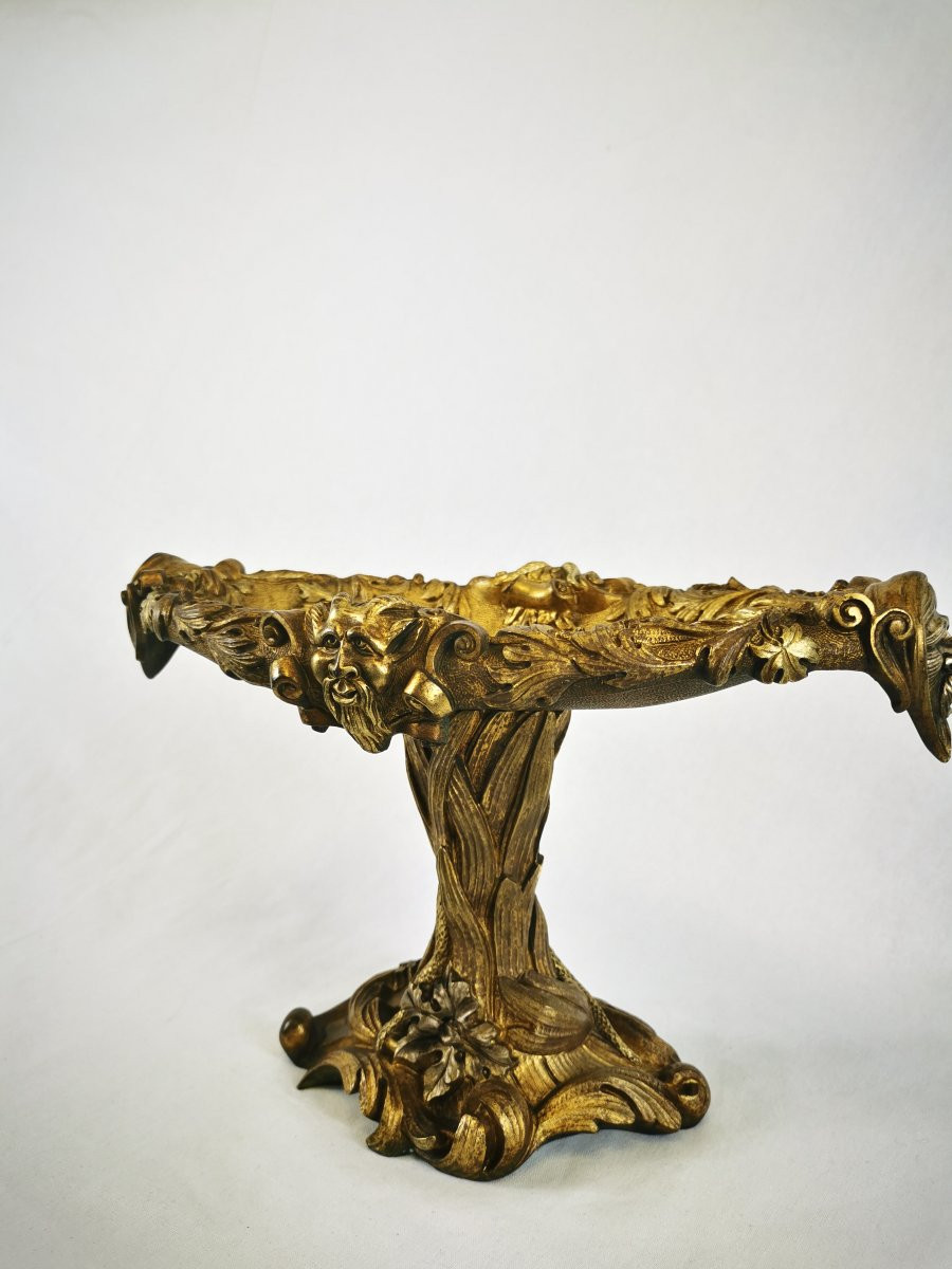 Gilded Bronze Cup In The "antique" Style -photo-2