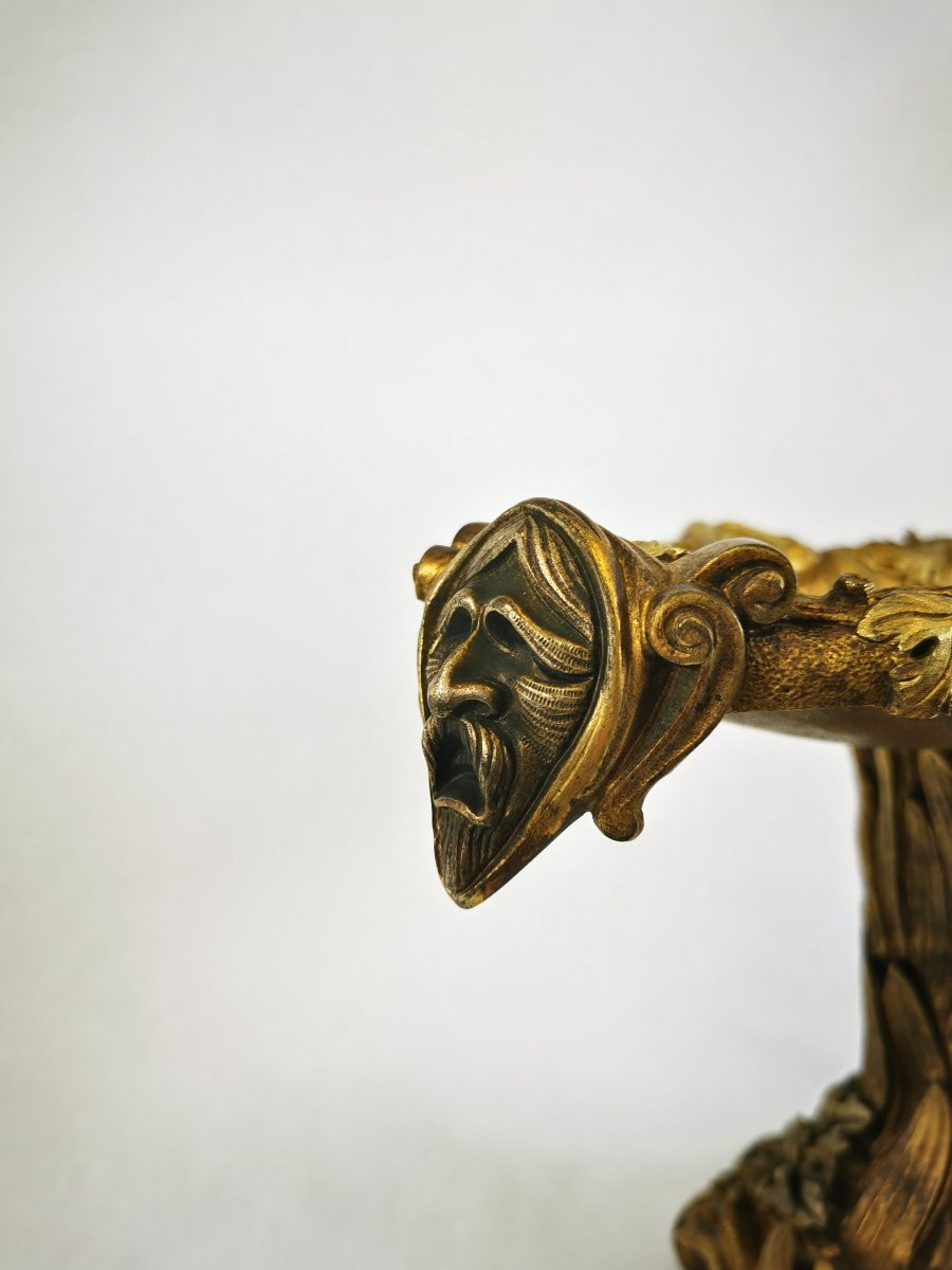 Gilded Bronze Cup In The "antique" Style -photo-5