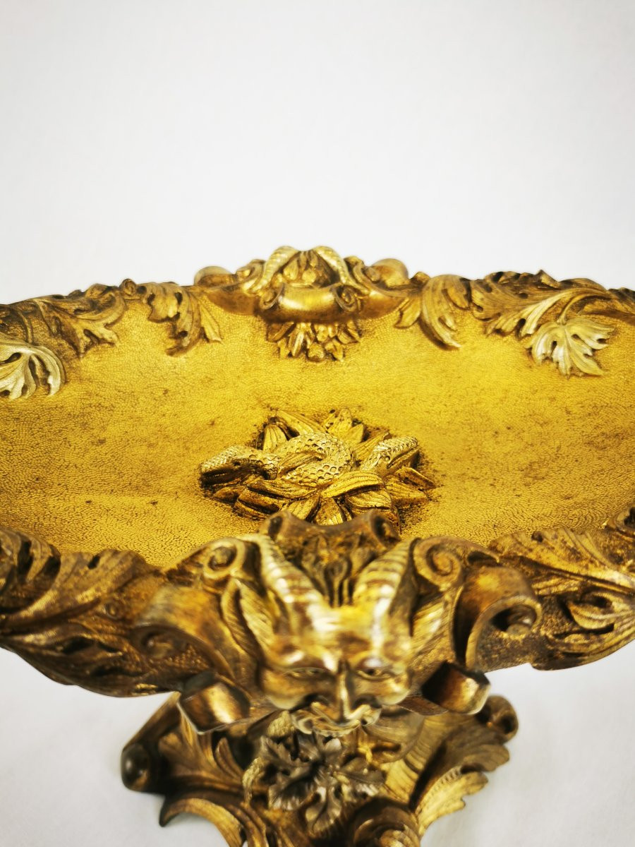 Gilded Bronze Cup In The "antique" Style -photo-6