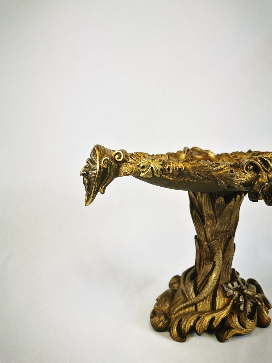 Gilded Bronze Cup In The "antique" Style -photo-7