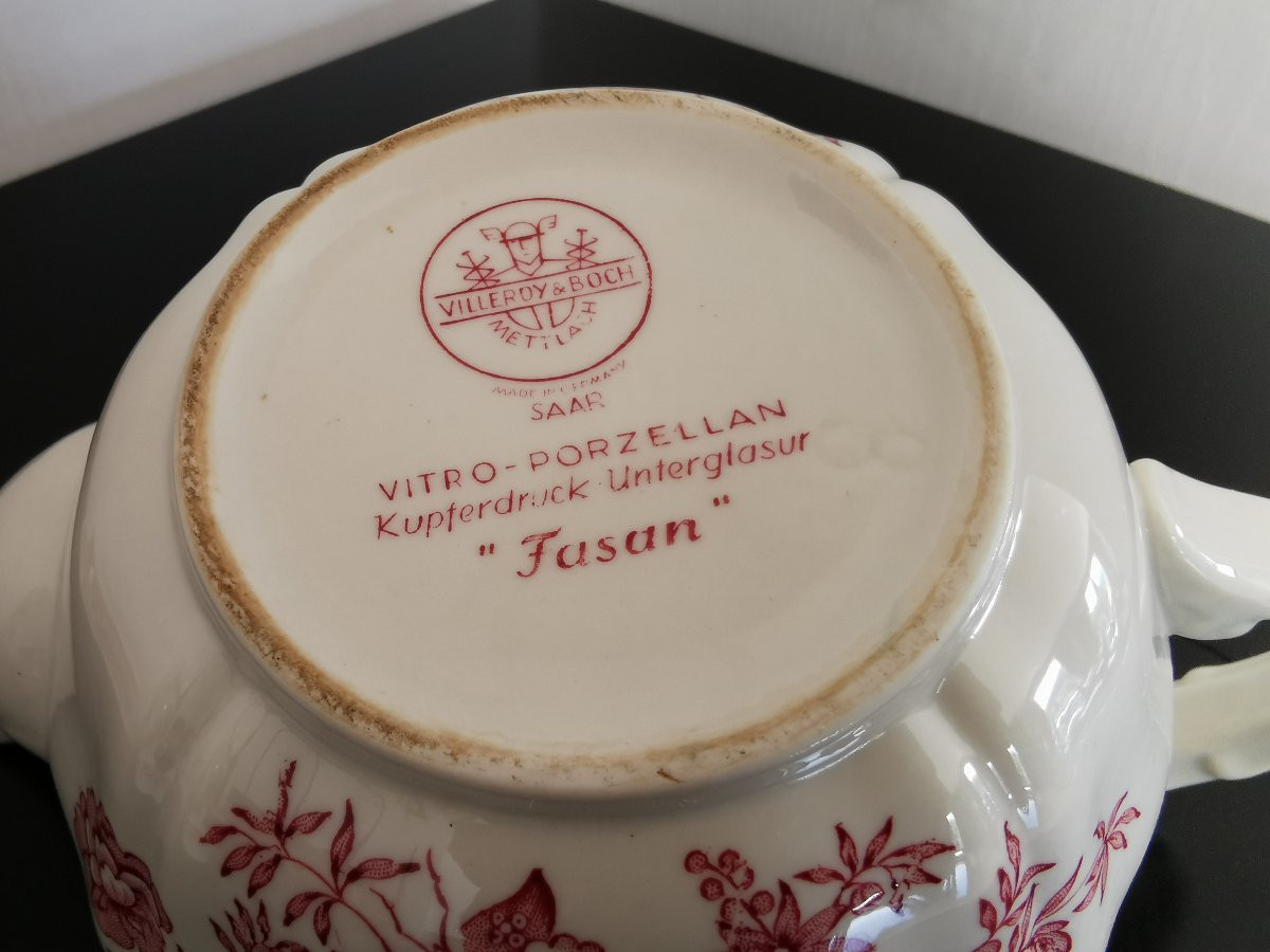 Service à Thé Villeroy&Boch modéle " FASAN" Germany SAAR-photo-7
