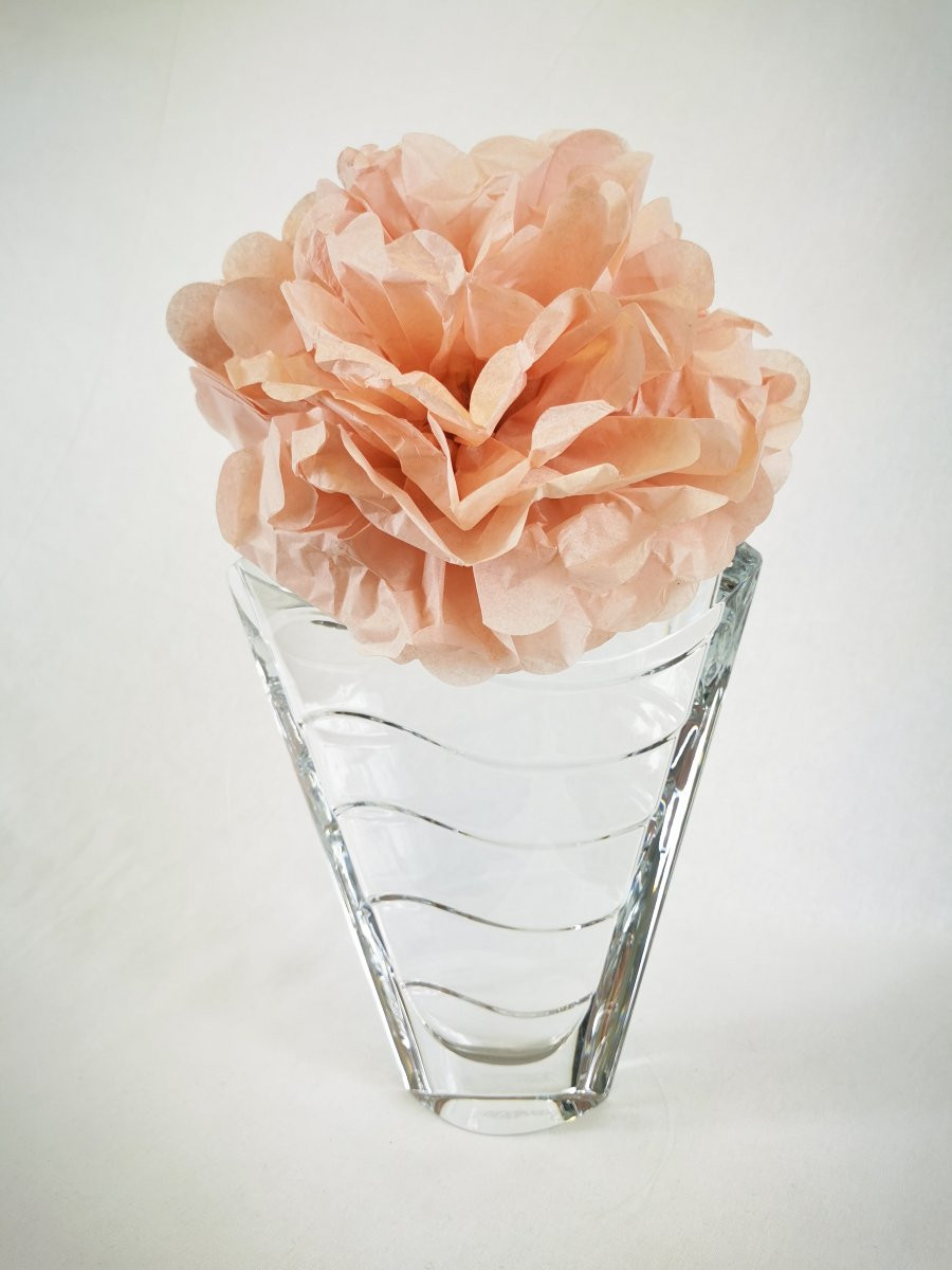 Baccarat Crystal Vase, Wave Model -photo-8
