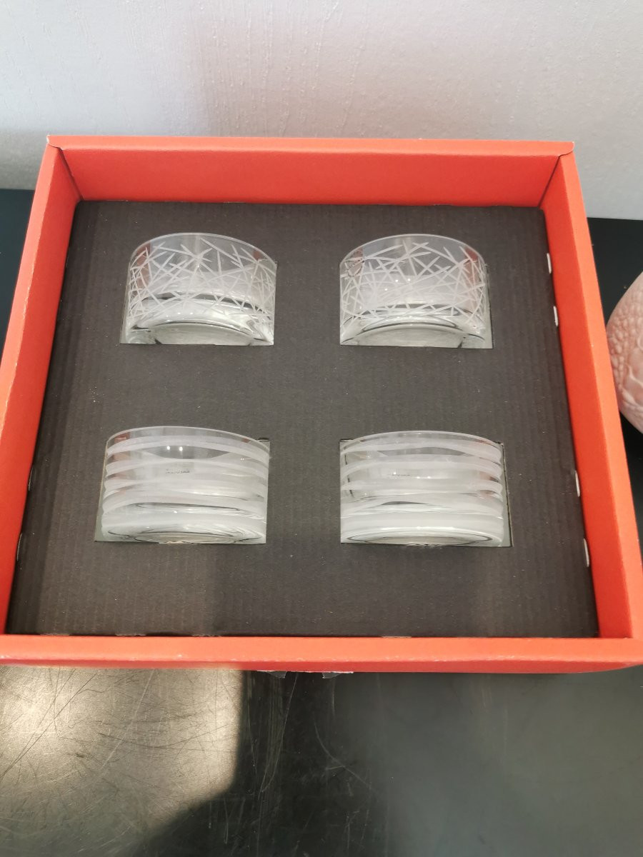 Set Of 4 Murano Candle Holders By Salviati -photo-2