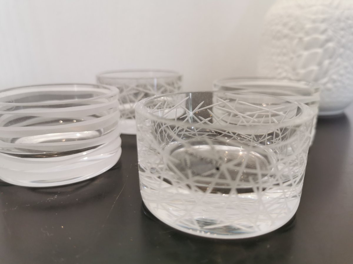 Set Of 4 Murano Candle Holders By Salviati -photo-8