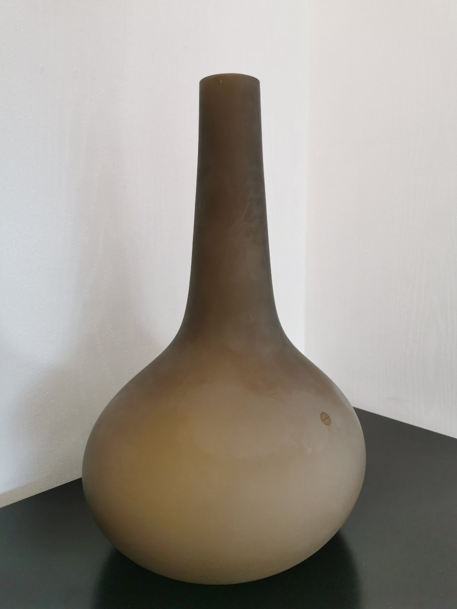 Vase de forme organique et élancée Murano par Salviati -photo-2