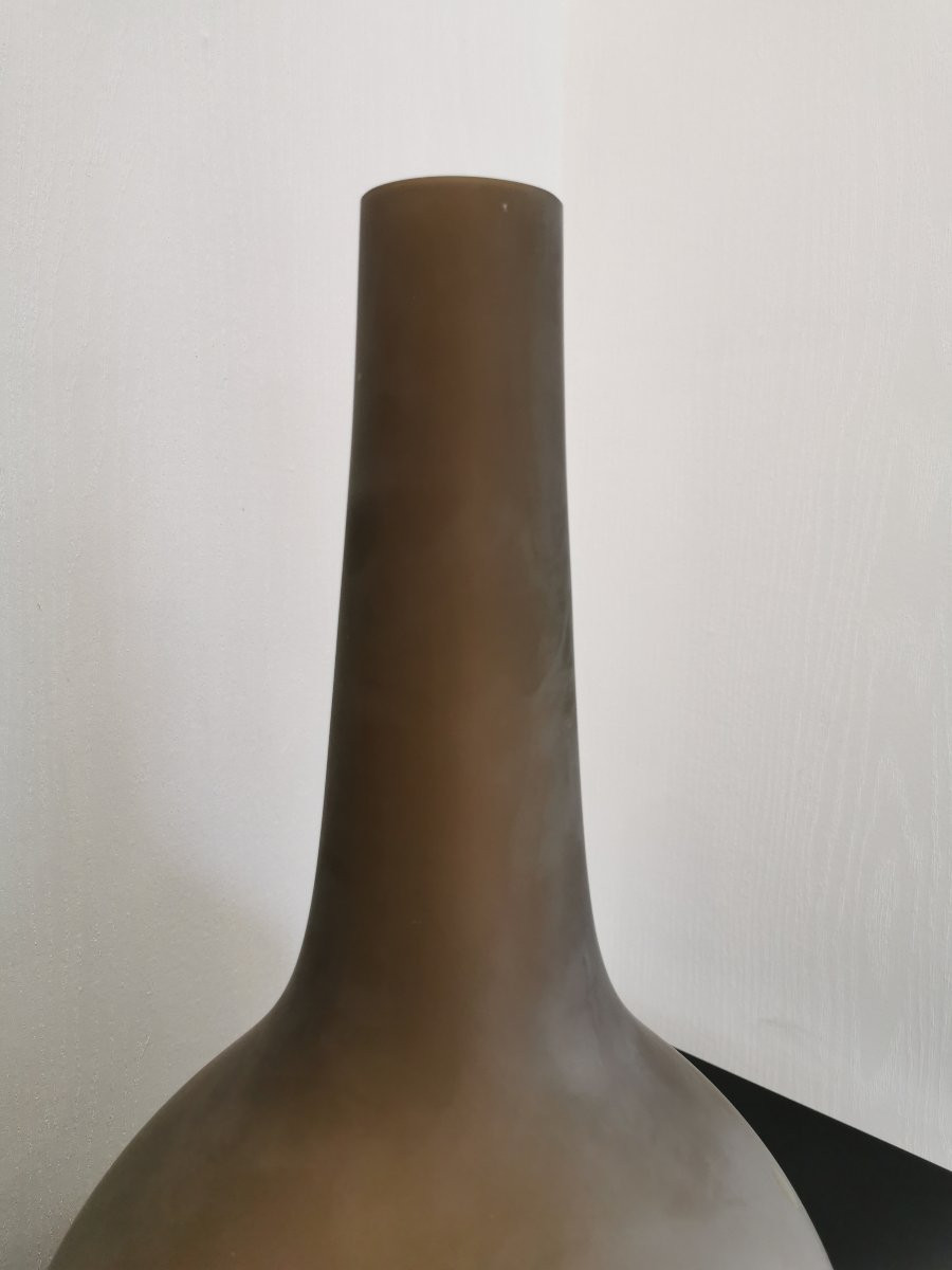 Vase de forme organique et élancée Murano par Salviati -photo-3