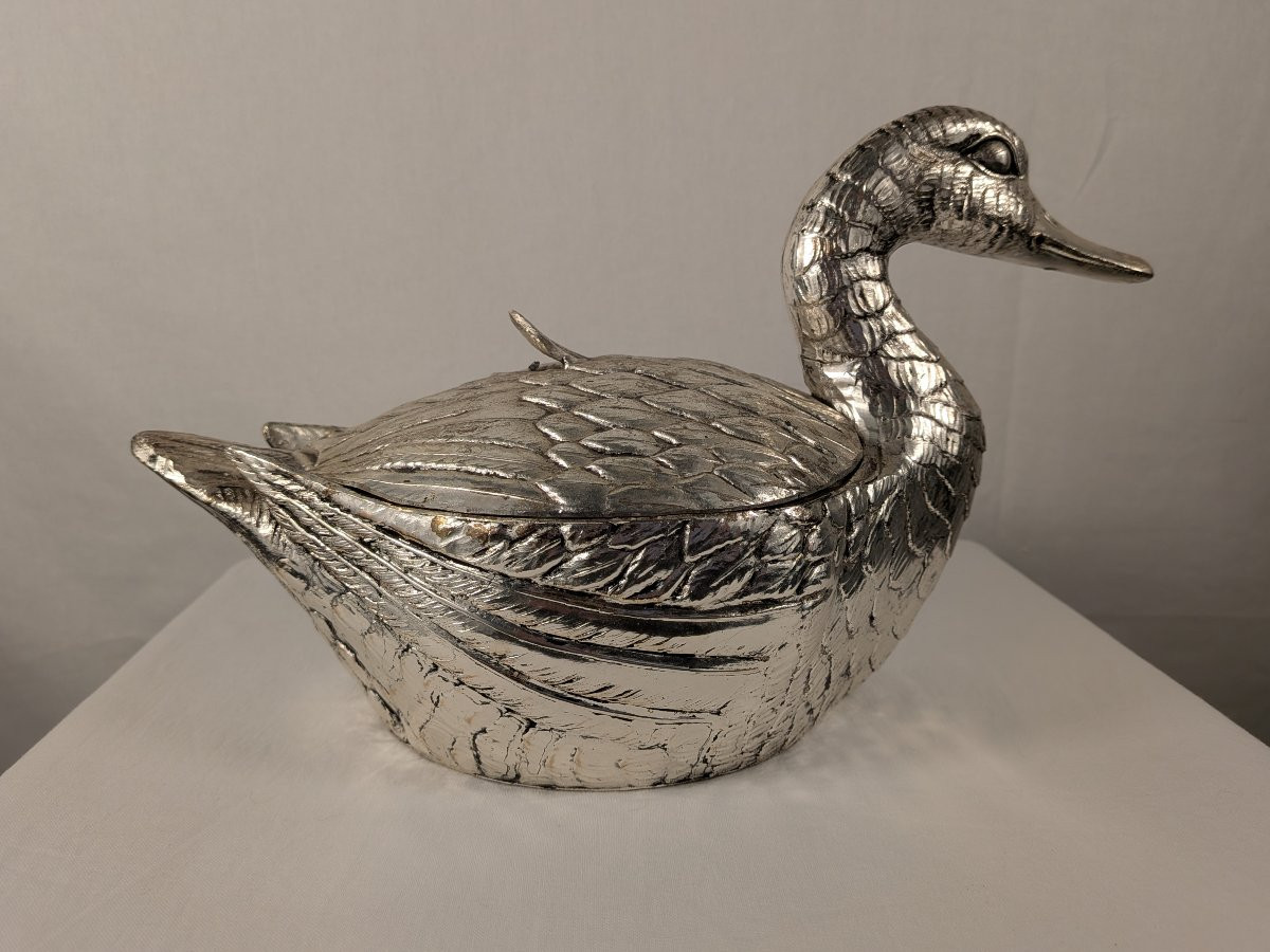 Seau à glaçons canard signé Mauro Manetti -photo-3