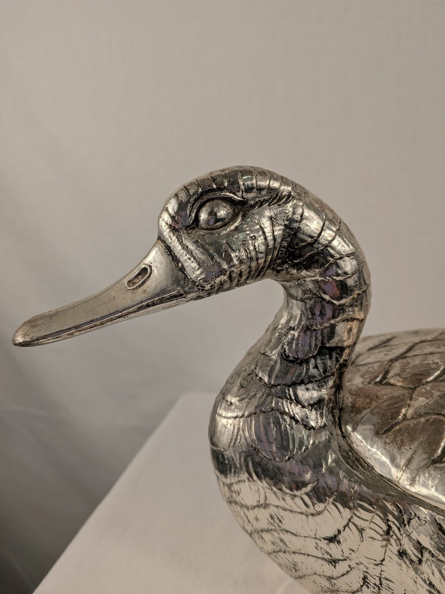 Seau à glaçons canard signé Mauro Manetti -photo-4