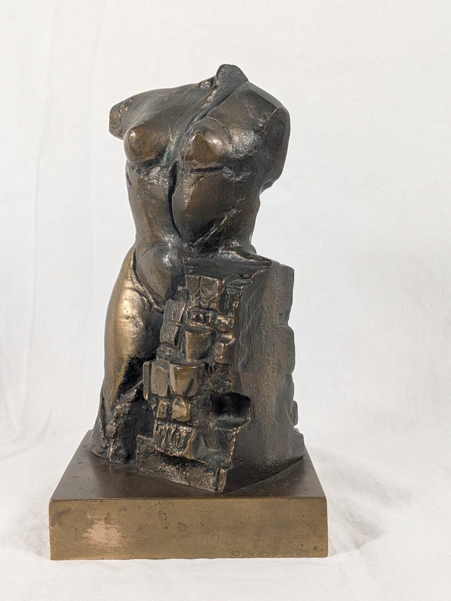 Bronze Sculpture Signed Edmondo Cirillo, 1980-photo-1