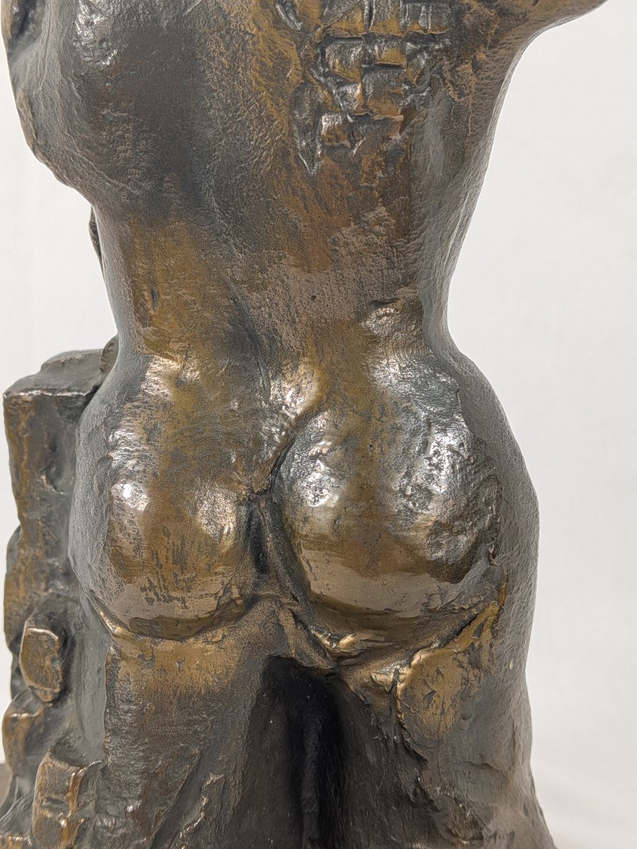 Bronze Sculpture Signed Edmondo Cirillo, 1980-photo-5