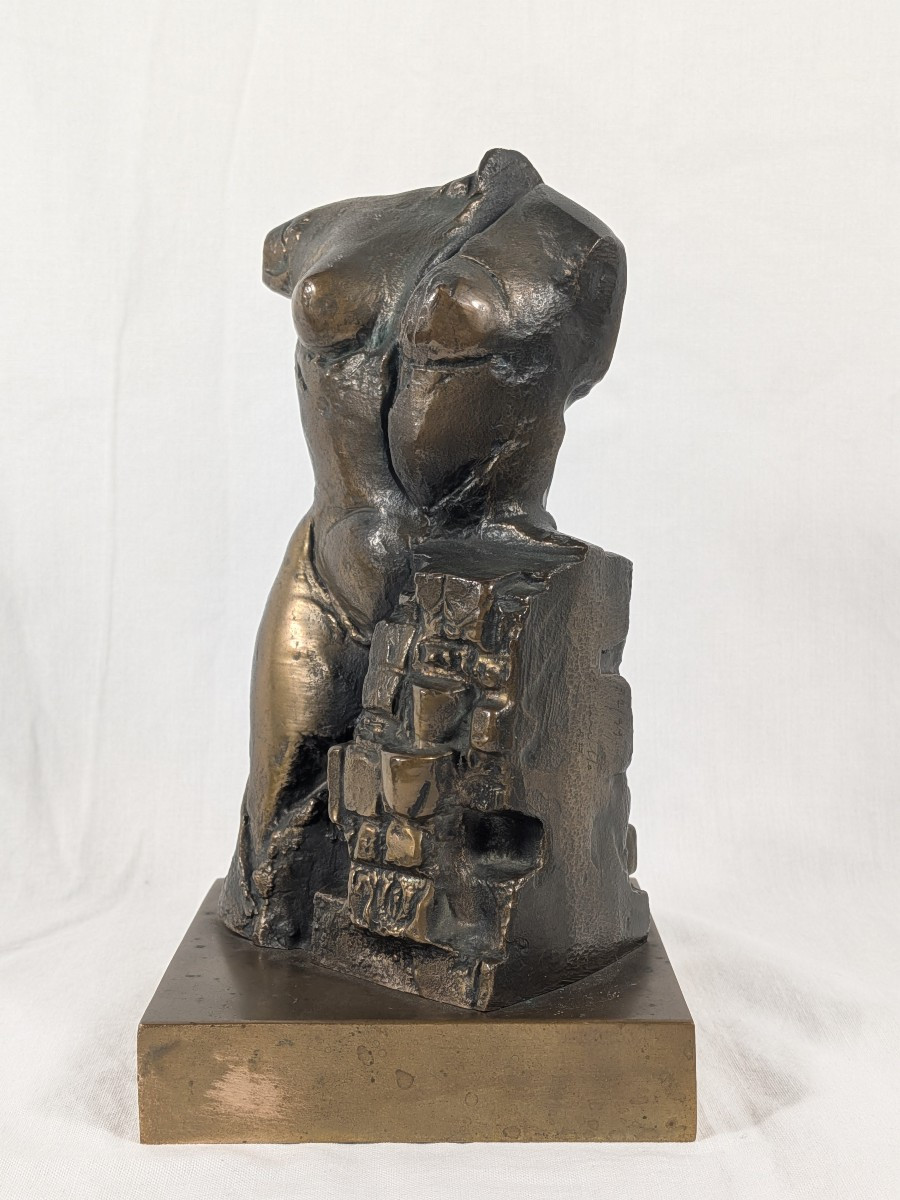Bronze Sculpture Signed Edmondo Cirillo, 1980