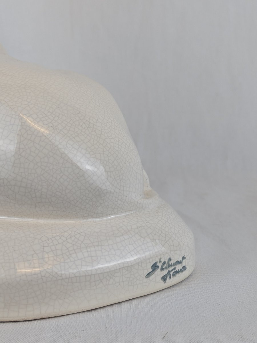 Objet de décoration en céramique " La girafe" Saint Clément -photo-4