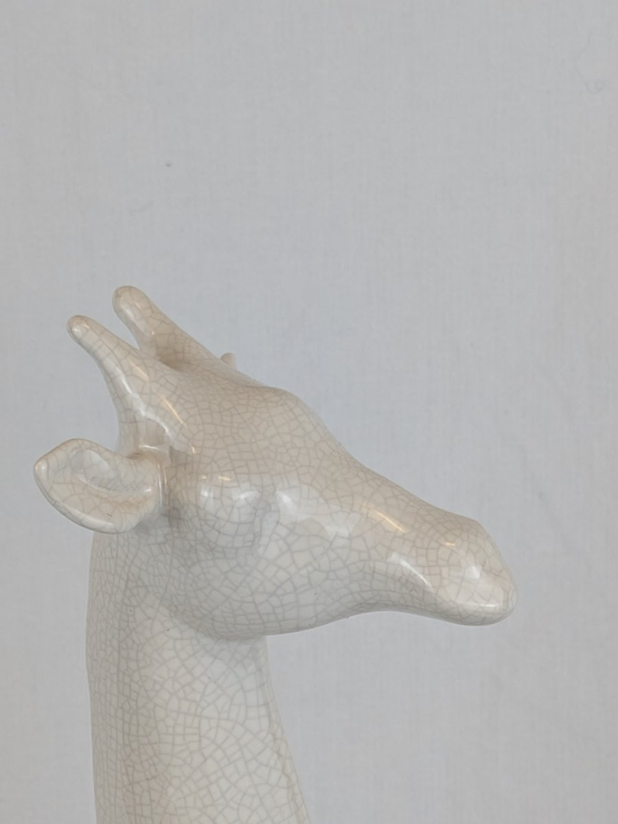 Objet de décoration en céramique " La girafe" Saint Clément -photo-5