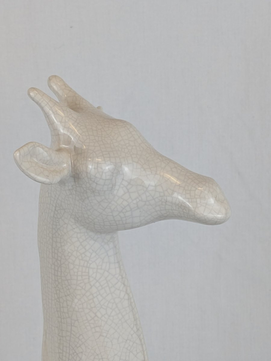 Objet de décoration en céramique " La girafe" Saint Clément -photo-6