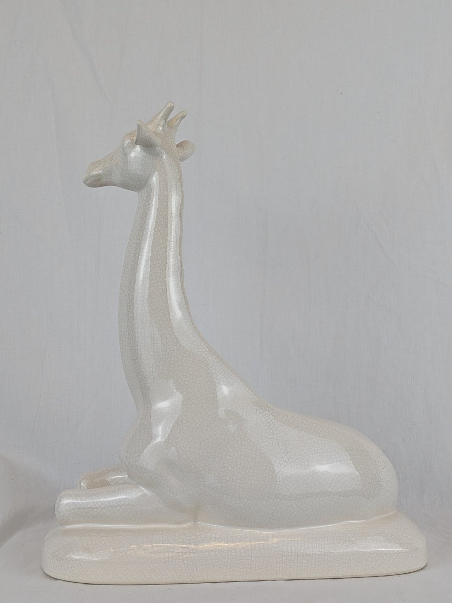 Objet de décoration en céramique " La girafe" Saint Clément -photo-7