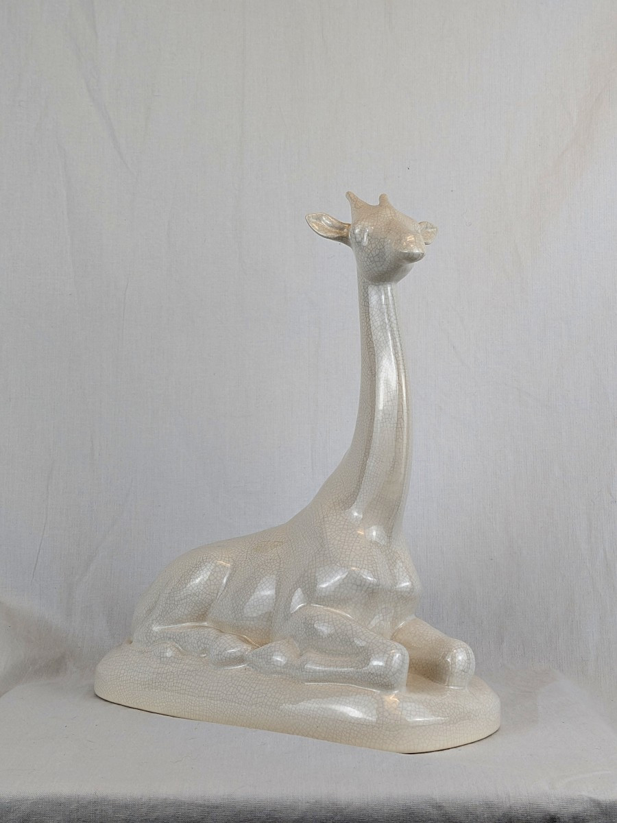 Objet de décoration en céramique " La girafe" Saint Clément 