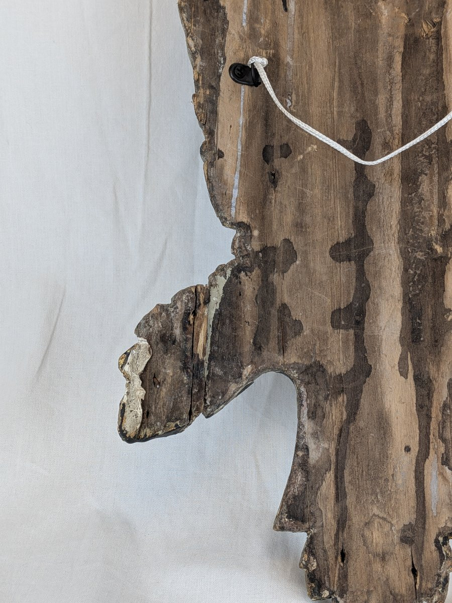 Tête de Satyre, Sculpture en bois fin XIX iéme-photo-8