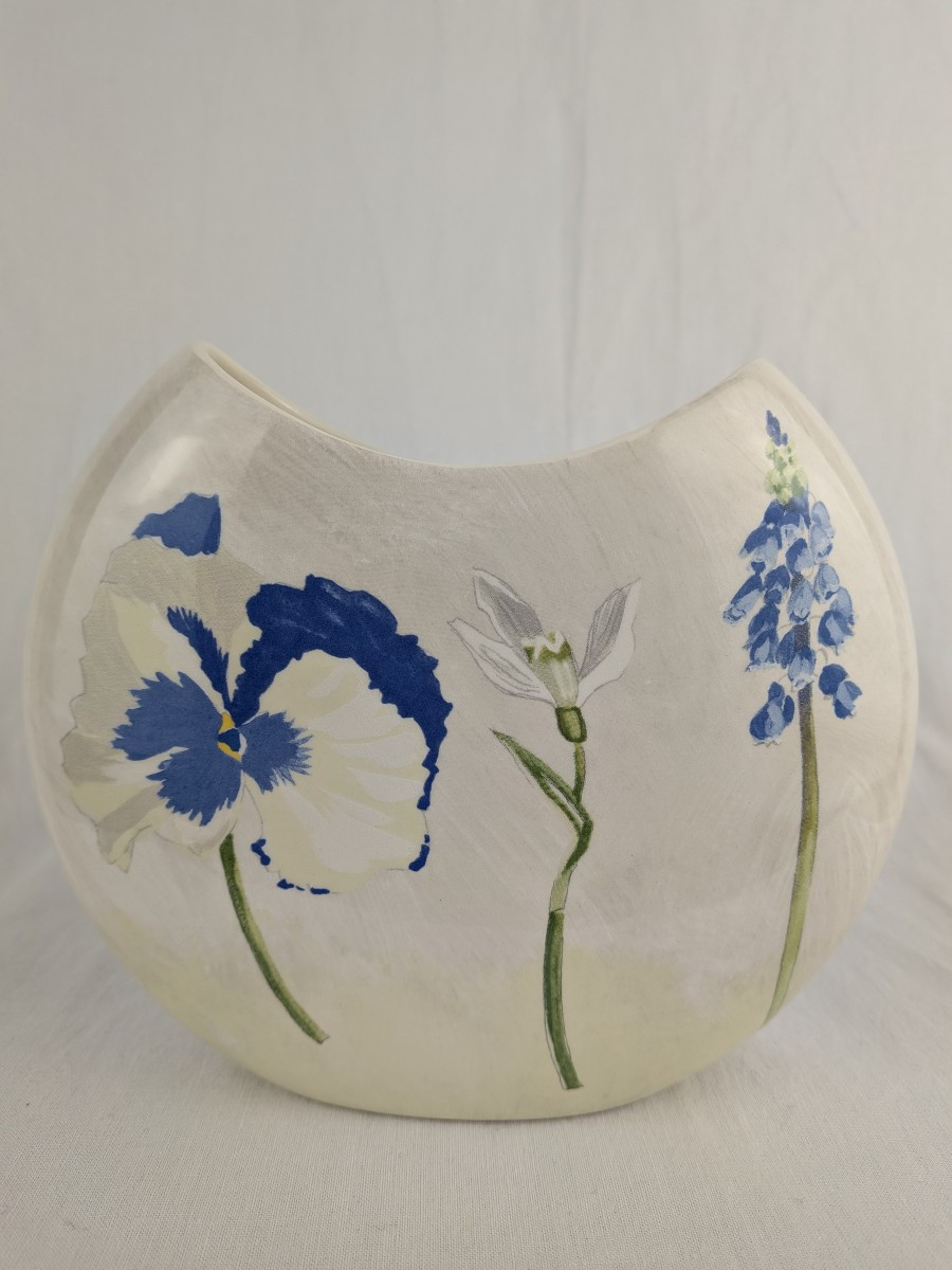 Gien Alice Half-moon Vase 