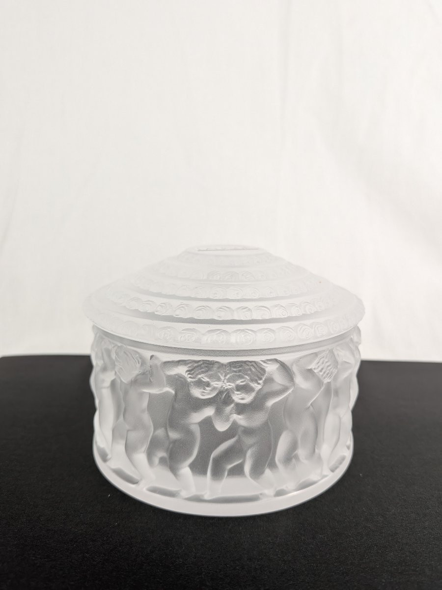Boite en cristal Lalique modèle les Enfants-photo-2