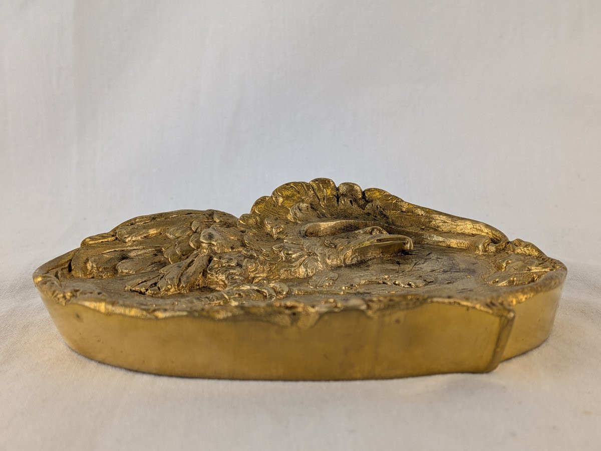 vide poche en bronze doré MARIONNET -photo-3