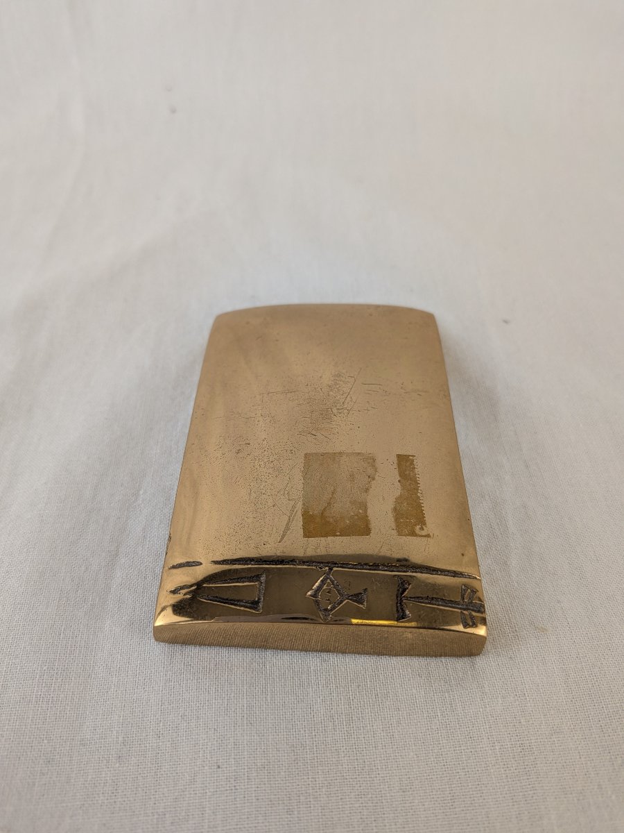 Bronze Paperweight, Foundation Tablet Of The Temple Of The Goddess Nanshé-photo-1