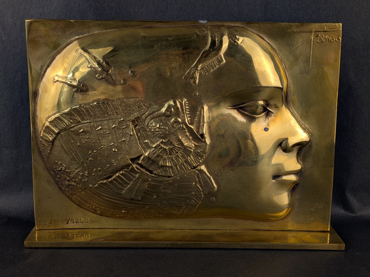 Sculpture Bronze Signed Yves Trémois -photo-2
