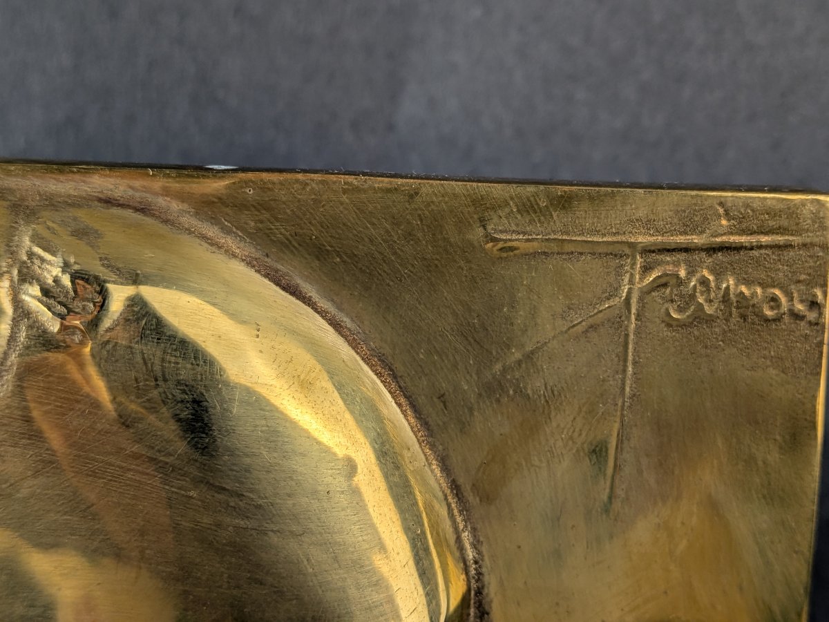 Sculpture Bronze Signed Yves Trémois -photo-5