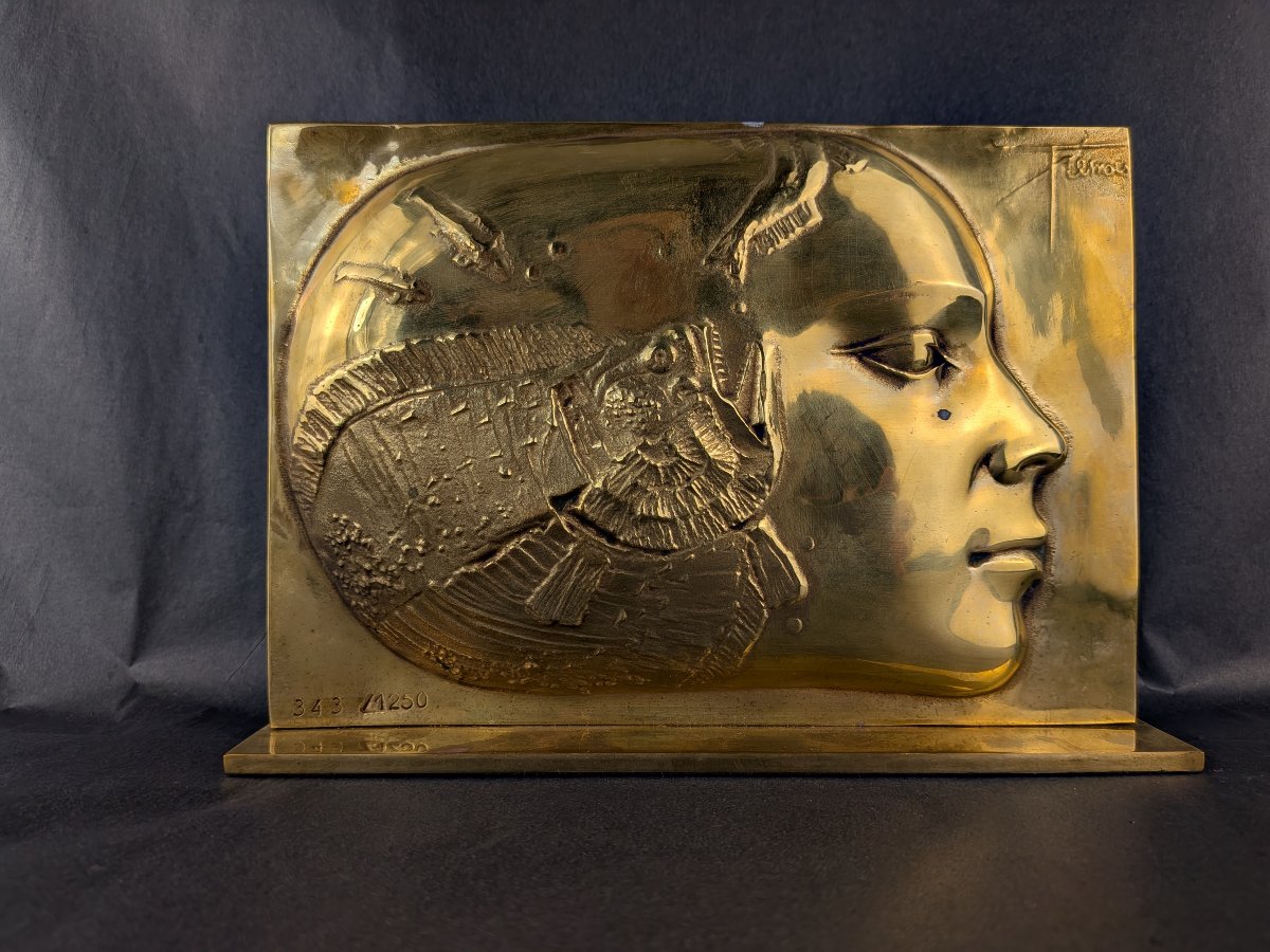 Sculpture Bronze Signed Yves Trémois -photo-8