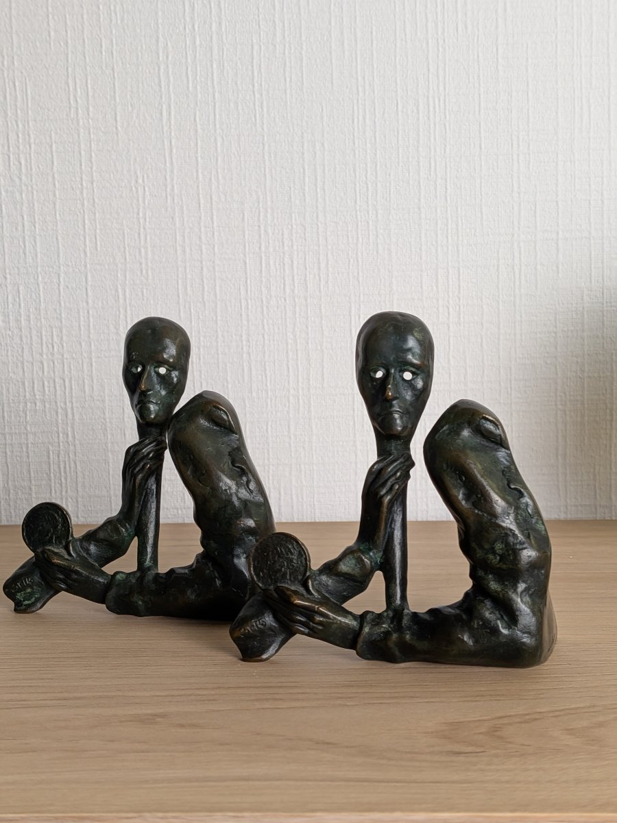 Lot de 4 bronzes de collection. Monnaie de paris -photo-4