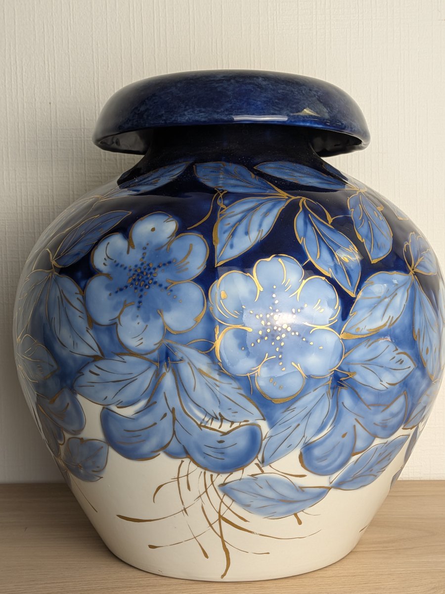 Vase Signed Tharaud Limoges-photo-2