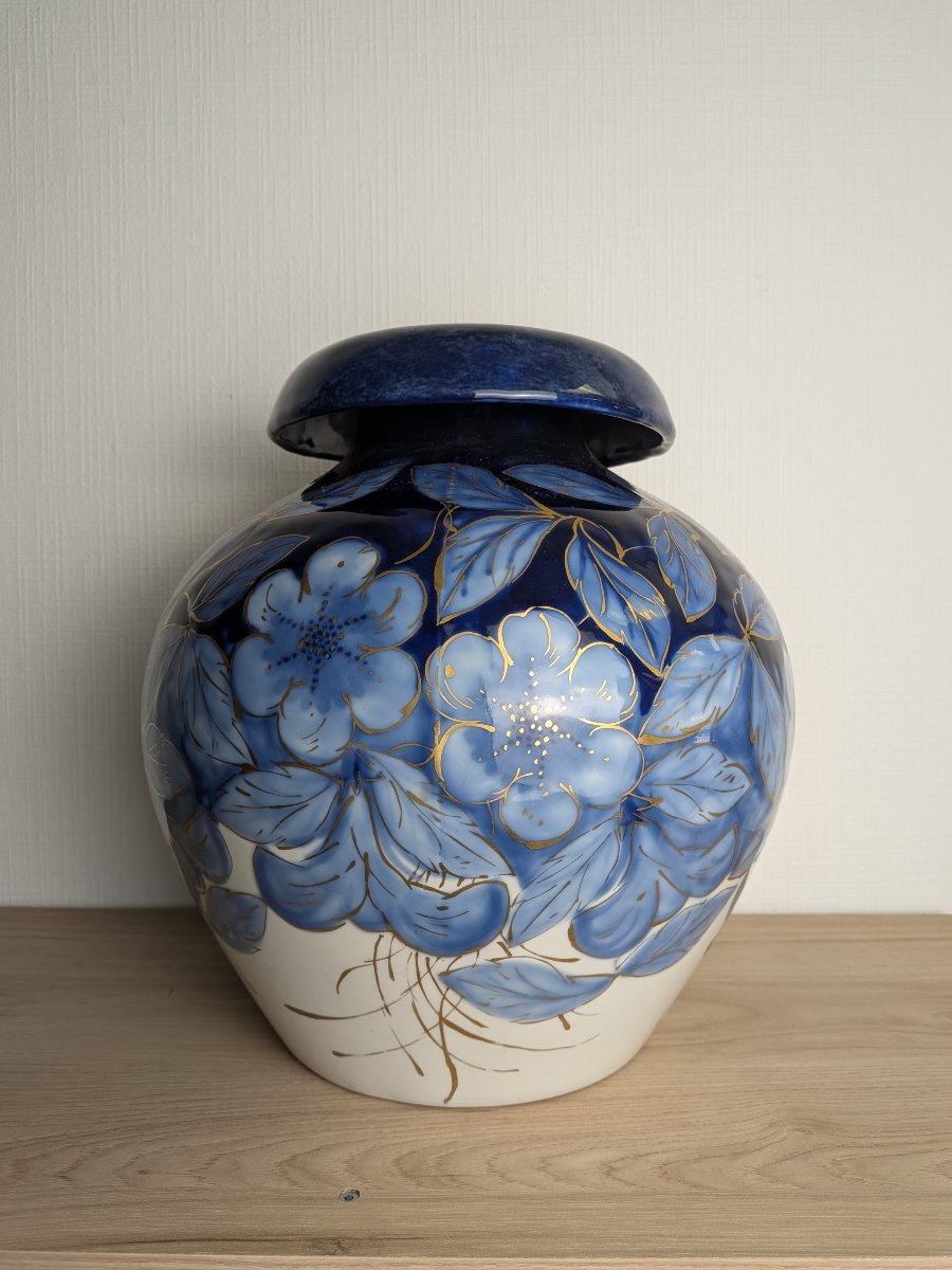 Vase Signed Tharaud Limoges-photo-3