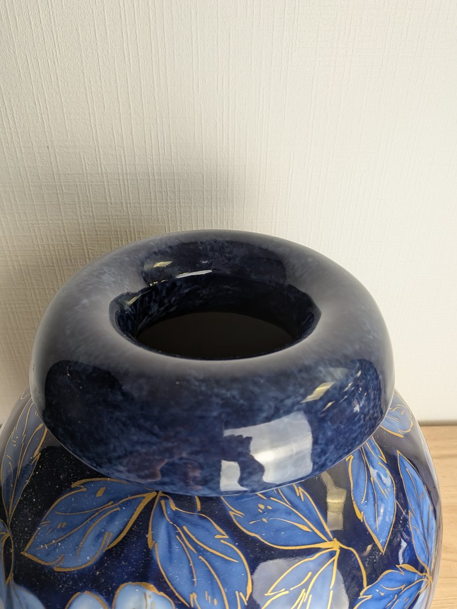 Vase Signed Tharaud Limoges-photo-3