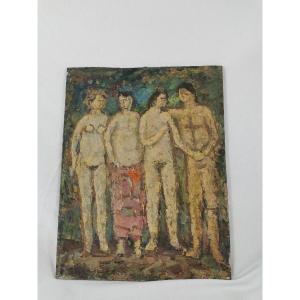 Huile sur panneau , Atelier d'artiste BINAEPFEL Lutz 