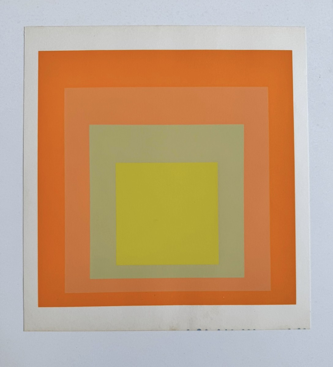 Albers, Josef  - Homage to the Square, Sérigraphie sur vélin - Josef Keller 1968