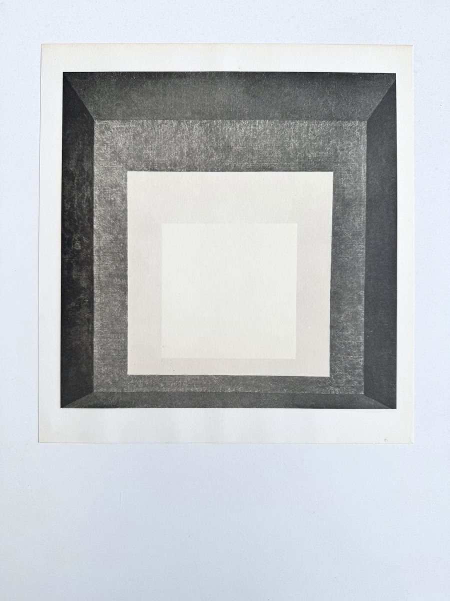 Albers, Josef - Homage To The Square, Silkscreen On Vellum - Josef Keller 1968 (2)-photo-3