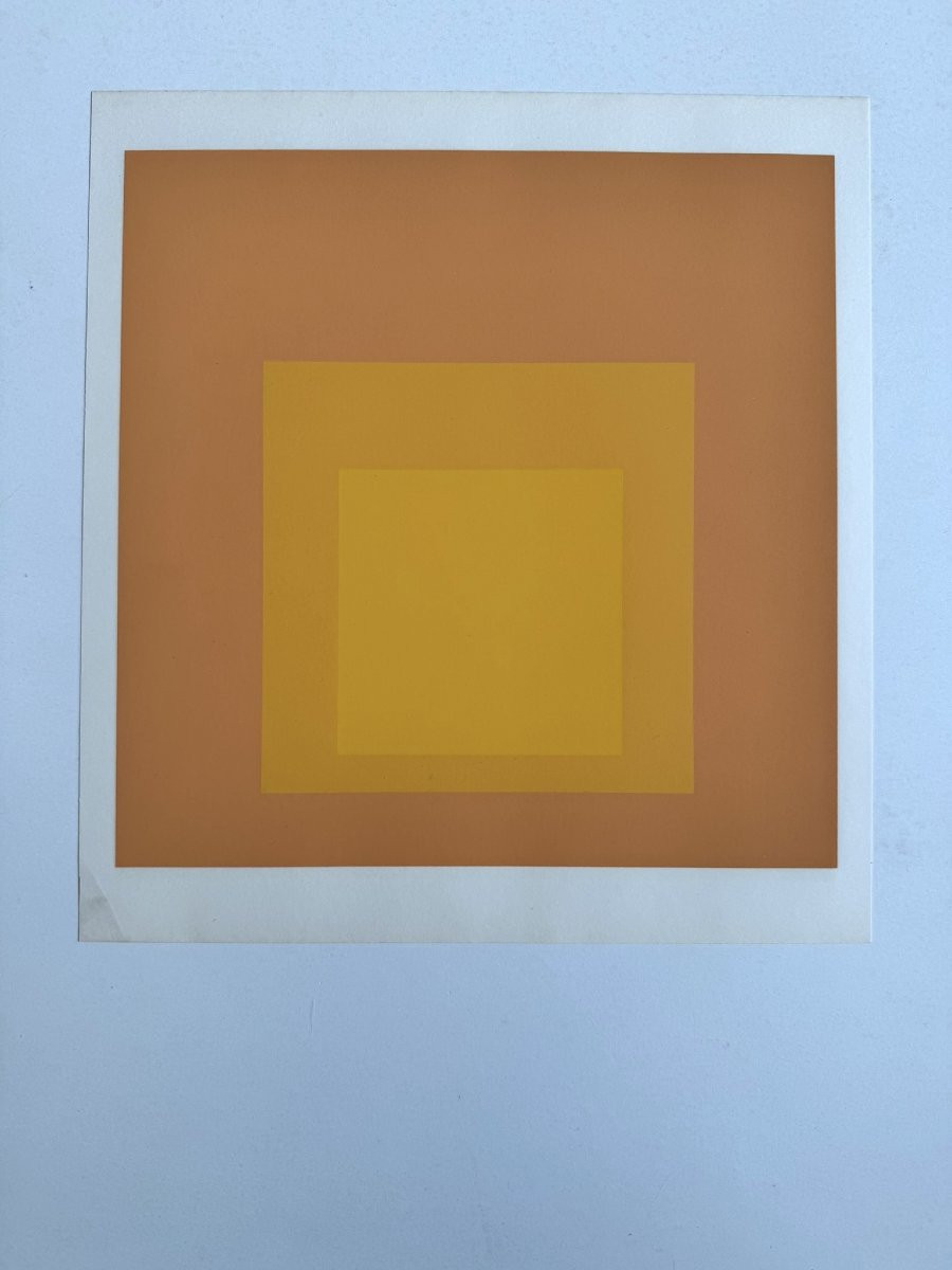 Albers, Josef  - Homage to the Square, Sérigraphie sur vélin - Josef Keller 1968-photo-2