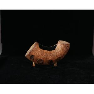 Rare Bamboo Root Ikebana Vase – “take-no-zutsu Hanaire” japan, Meiji Period (1868–1912)