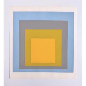 Albers, Josef  - Homage to the Square, Sérigraphie sur vélin - Josef Keller 1968