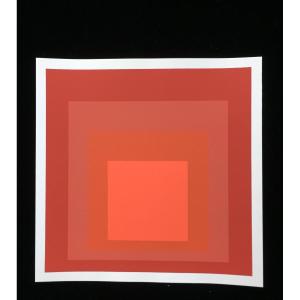 Albers, Josef, Silkscreen On Vellum - Homage To The Square: R-iii A-4, 1968