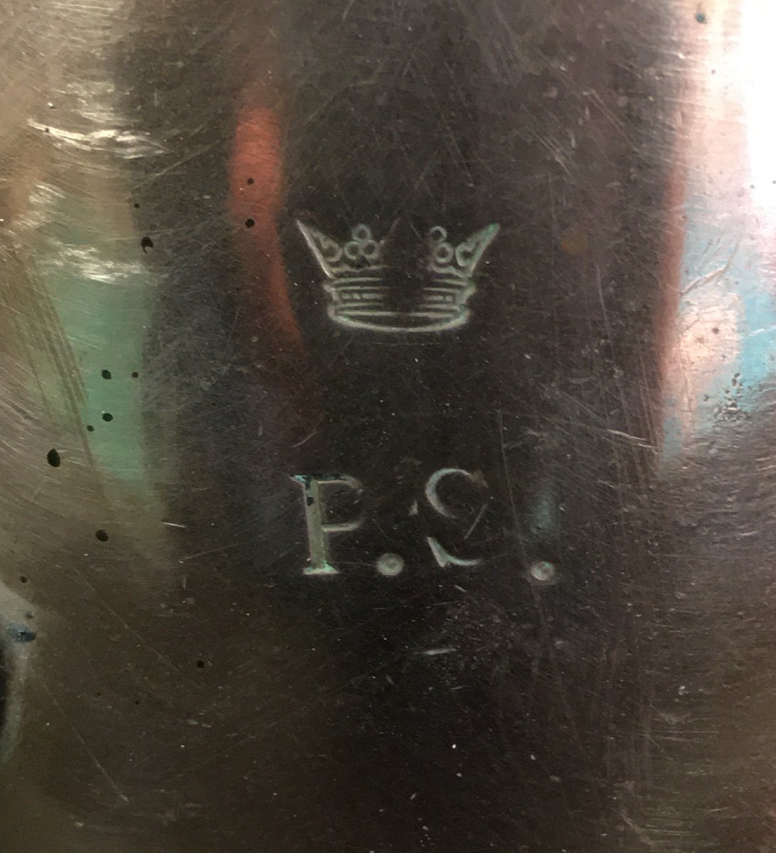 Crown Of Marquis On Copper Pan