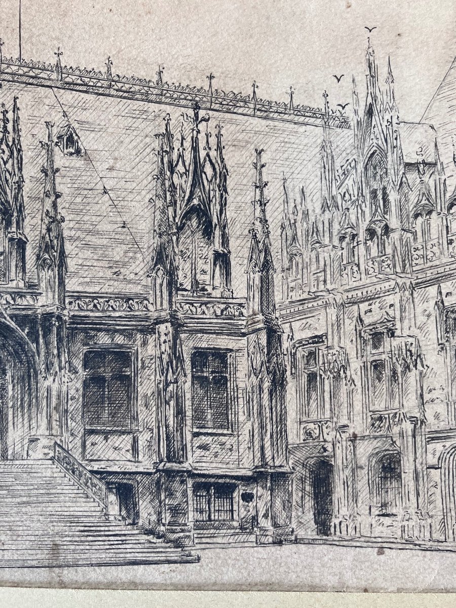 Rouen Courthouse Guillaume Albert Desmarest (1848-1906)-photo-2
