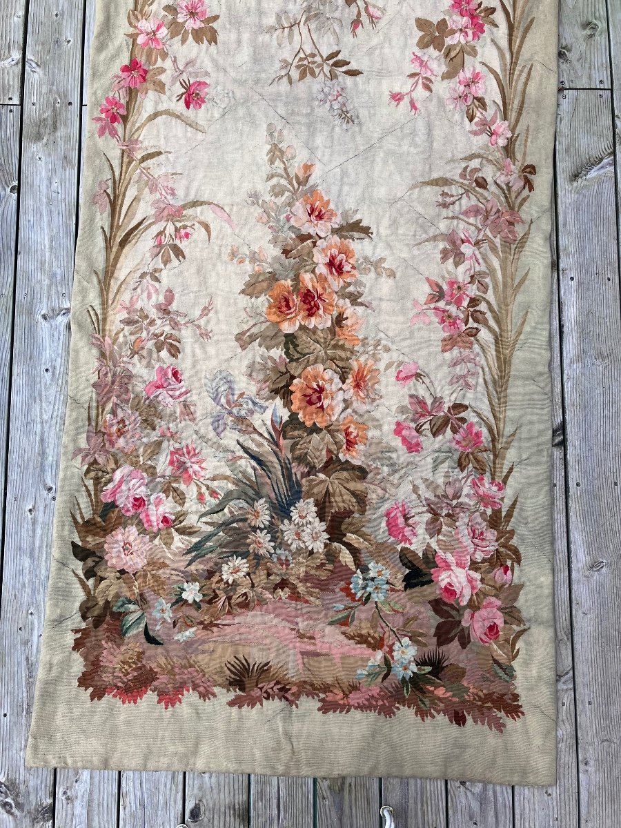 Aubusson Tapestry Door Hanging 19th Century-photo-4