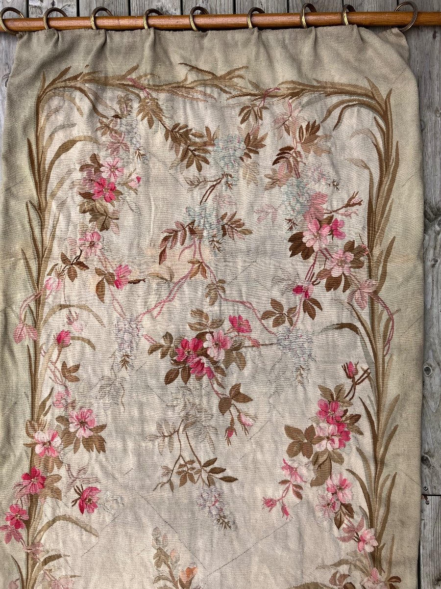 Aubusson Tapestry Door Hanging 19th Century-photo-3