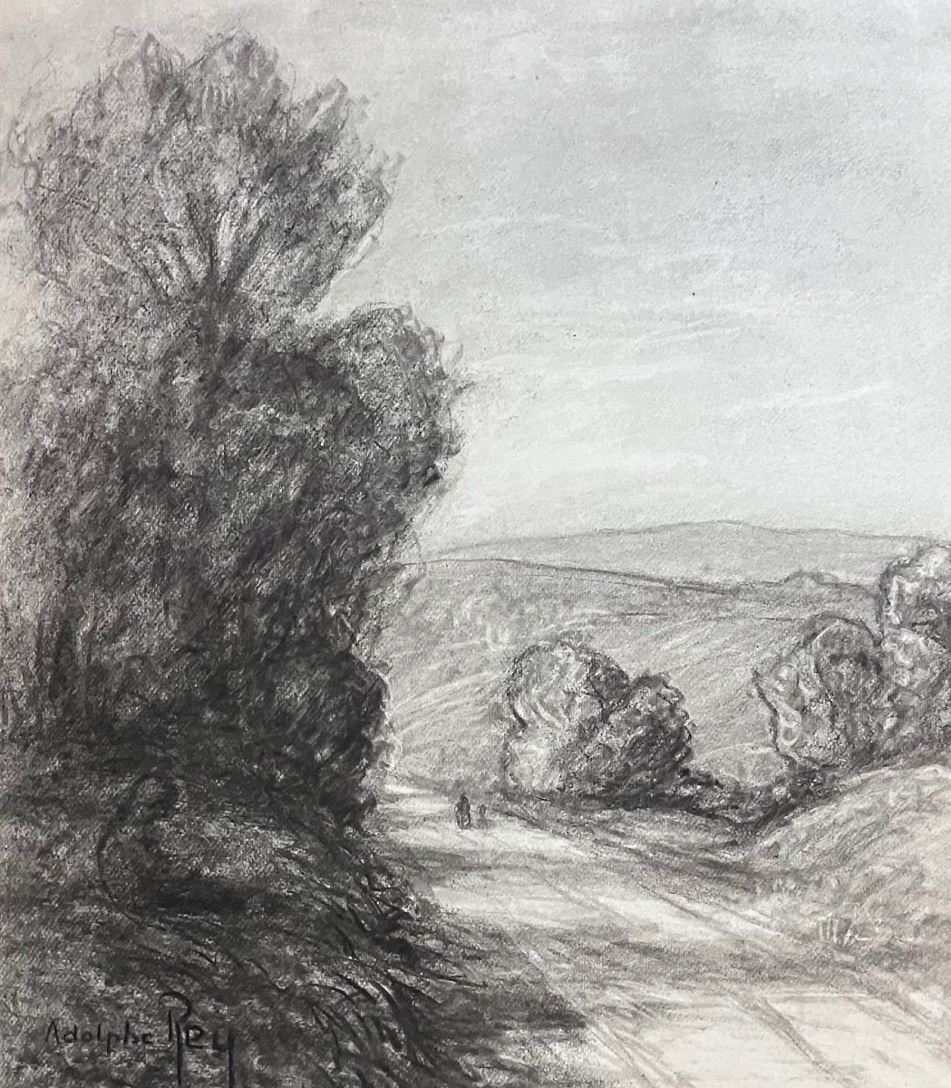 Charcoal Drawing Adolphe Rey Murols School 