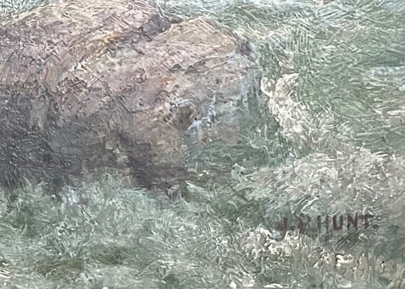 Tableau  Falaise De Scarborough Ontario (Toronto) John Powell Hunt (1854-1932)-photo-3