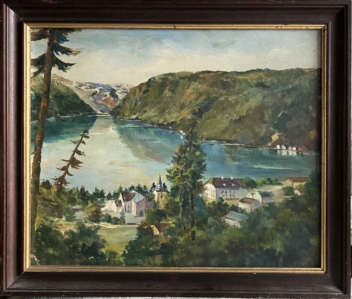 tableau Ulvik, Hardangerfjord, Norvège XXe siecle-photo-4