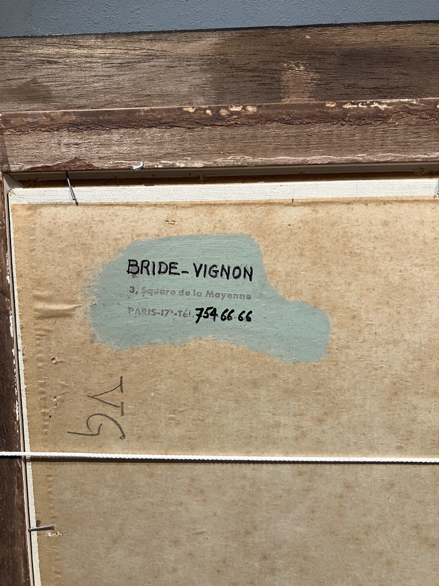 Painting "wheats Towards Pontchartrain" By Simone Bride-vignon-photo-1