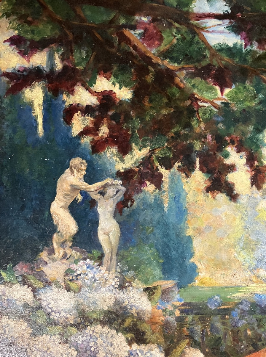 Art Deco Garden Painting-photo-4