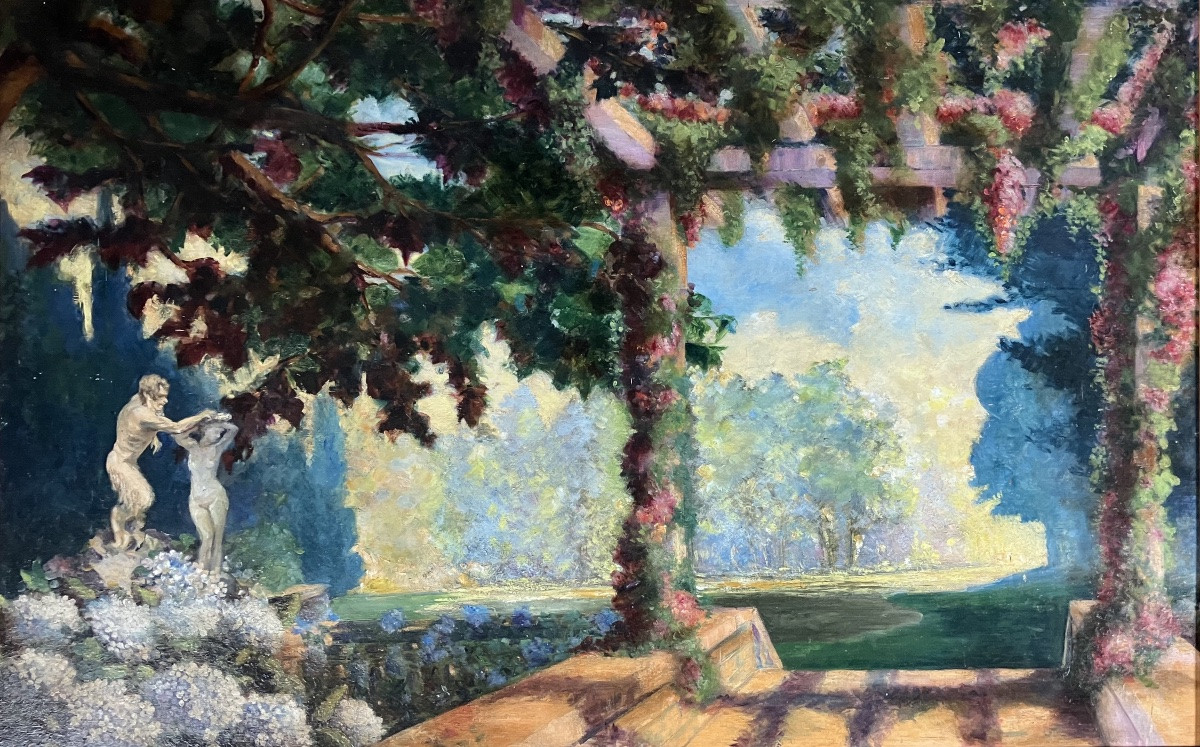 Art Deco Garden Painting-photo-2